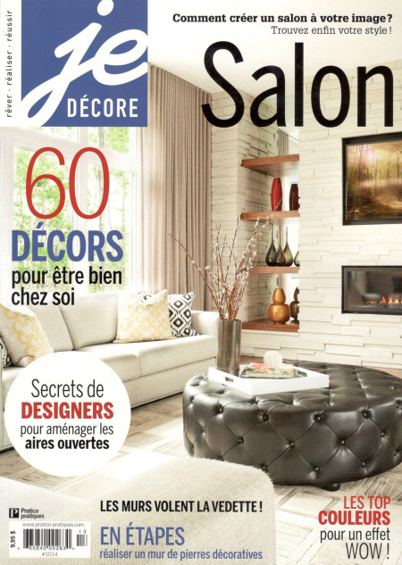 Parutions FEXA, Je Décore Salon Rénovation